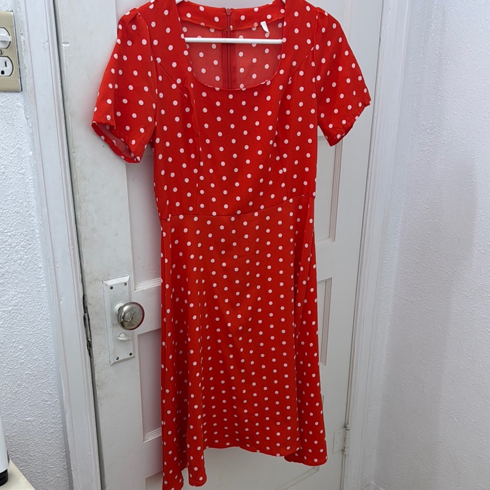 Red Polka Dot Dress